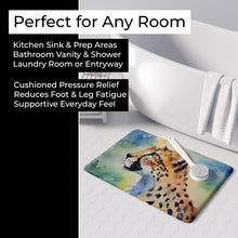 Load image into Gallery viewer, Cheetah Memory Foam Kitchen Mat DAC2889RUG