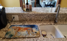 Load image into Gallery viewer, Cheetah Dish Drying Mat