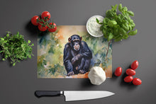 Load image into Gallery viewer, Chimpanzee Glass Cutting Boards – Durable, Decorative Kitchen Art Large