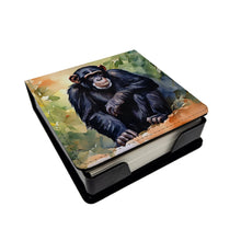 Load image into Gallery viewer, Chimpanzee PU Leather Note Paper Holder