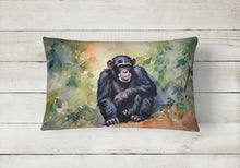 Load image into Gallery viewer, Chimpanzee Throw Pillow