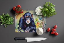 Load image into Gallery viewer, Chimpanzee Glass Cutting Boards – Durable, Decorative Kitchen Art Large