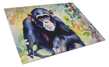 Load image into Gallery viewer, Chimpanzee Glass Cutting Boards – Durable, Decorative Kitchen Art Large