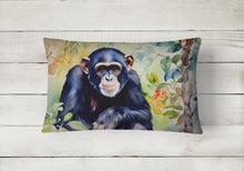 Load image into Gallery viewer, Chimpanzee Throw Pillow