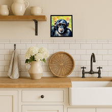 Load image into Gallery viewer, Chimpanzee Framed Metal Print