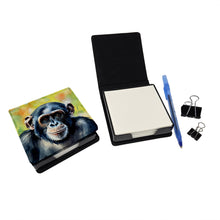 Load image into Gallery viewer, Chimpanzee PU Leather Note Paper Holder