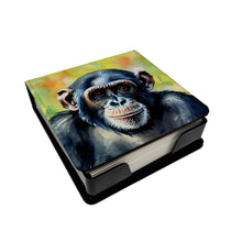 Load image into Gallery viewer, Chimpanzee PU Leather Note Paper Holder