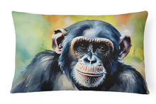 Load image into Gallery viewer, Chimpanzee Throw Pillow