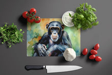 Load image into Gallery viewer, Chimpanzee Glass Cutting Boards – Durable, Decorative Kitchen Art Large