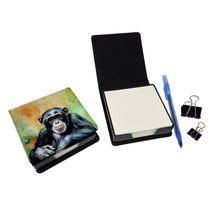 Load image into Gallery viewer, Chimpanzee PU Leather Note Paper Holder