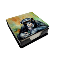 Load image into Gallery viewer, Chimpanzee PU Leather Note Paper Holder