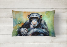 Load image into Gallery viewer, Chimpanzee Throw Pillow