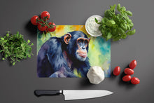 Load image into Gallery viewer, Chimpanzee Glass Cutting Boards – Durable, Decorative Kitchen Art Large