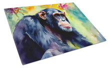 Load image into Gallery viewer, Chimpanzee Glass Cutting Boards – Durable, Decorative Kitchen Art Large