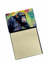 Load image into Gallery viewer, Chimpanzee Sticky Note Holder- Refiilable Desk Accessory Note Pad