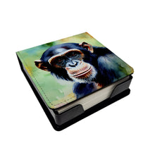 Load image into Gallery viewer, Chimpanzee PU Leather Note Paper Holder