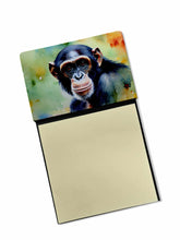 Load image into Gallery viewer, Chimpanzee Sticky Note Holder- Refiilable Desk Accessory Note Pad