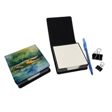 Load image into Gallery viewer, Crocodile PU Leather Note Paper Holder