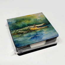Load image into Gallery viewer, Crocodile PU Leather Note Paper Holder