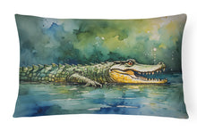 Load image into Gallery viewer, Crocodile Throw Pillow