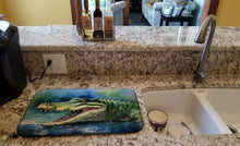 Load image into Gallery viewer, Crocodile Dish Drying Mat