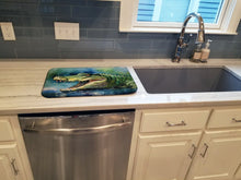 Load image into Gallery viewer, Crocodile Dish Drying Mat