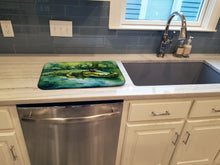 Load image into Gallery viewer, Crocodile Dish Drying Mat