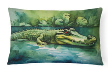 Load image into Gallery viewer, Crocodile Throw Pillow