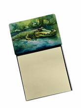 Load image into Gallery viewer, Crocodile Sticky Note Holder- Refiilable Desk Accessory Note Pad