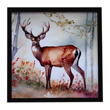 Load image into Gallery viewer, Deer Framed Metal Print