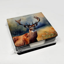 Load image into Gallery viewer, Deer PU Leather Note Paper Holder
