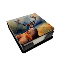 Load image into Gallery viewer, Deer PU Leather Note Paper Holder