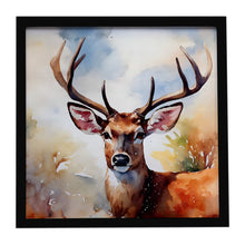 Load image into Gallery viewer, Deer Framed Metal Print