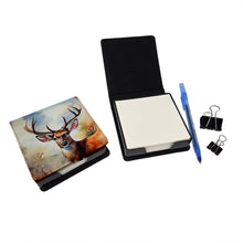 Load image into Gallery viewer, Deer PU Leather Note Paper Holder