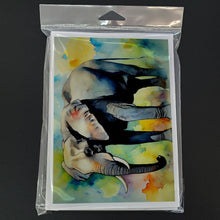 Load image into Gallery viewer, Elephant Greeting Cards - Blank Note Cards – 8-Pack of Artist-Designed Cards with Envelopes