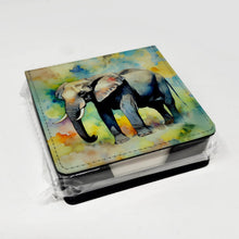 Load image into Gallery viewer, Elephant PU Leather Note Paper Holder