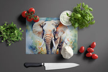 Load image into Gallery viewer, Elephant Glass Cutting Boards – Durable, Decorative Kitchen Art Large