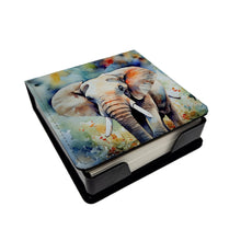 Load image into Gallery viewer, Elephant PU Leather Note Paper Holder