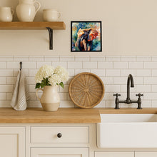Load image into Gallery viewer, Elephant Framed Metal Print