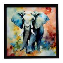 Load image into Gallery viewer, Elephant Framed Metal Print