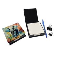 Load image into Gallery viewer, Elephant PU Leather Note Paper Holder