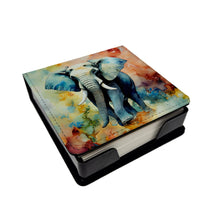 Load image into Gallery viewer, Elephant PU Leather Note Paper Holder