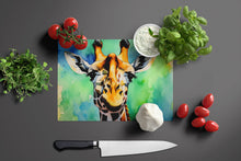 Load image into Gallery viewer, Giraffe Glass Cutting Boards – Durable, Decorative Kitchen Art Large