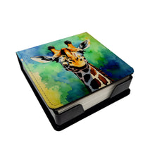 Load image into Gallery viewer, Giraffe PU Leather Note Paper Holder