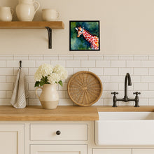 Load image into Gallery viewer, Giraffe Framed Metal Print