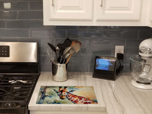 Load image into Gallery viewer, Giraffe Glass Cutting Boards – Durable, Decorative Kitchen Art Large