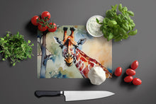 Load image into Gallery viewer, Giraffe Glass Cutting Boards – Durable, Decorative Kitchen Art Large