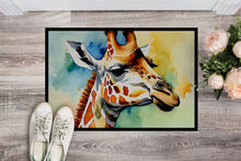 Load image into Gallery viewer, Giraffe Doormat - Large 24x36 – Indoor/Outdoor Floor Mat with Artistic Flair