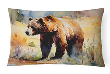 Load image into Gallery viewer, Grizzly Bear Throw Pillow