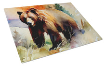 Load image into Gallery viewer, Grizzly Bear Glass Cutting Boards – Durable, Decorative Kitchen Art Large